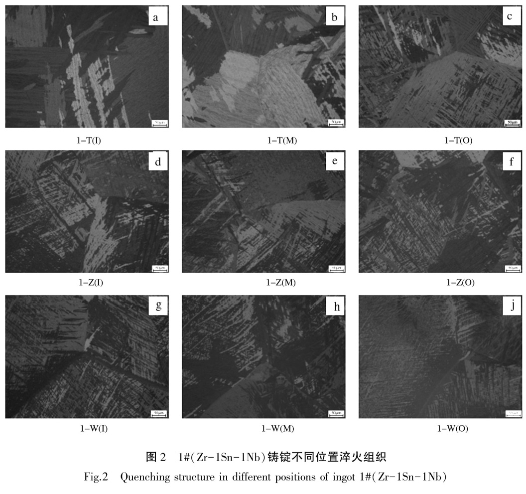 淺析鋯棒鋯管等鋯合金β淬火組織差異 淺析鋯棒鋯管等鋯合金β淬火組織差異